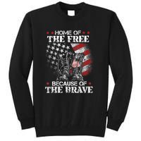 Memorial Honor The Fallen Veteran Support Tall Sweatshirt