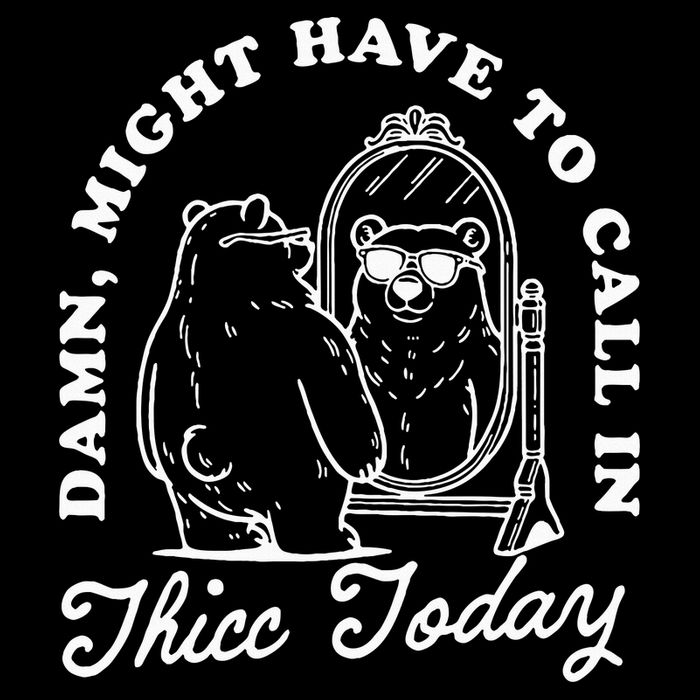 Might Have To Call In Thicc Today Kids Sweatshirt