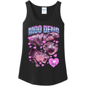 Moodeng Hippo The Famous Baby Pigmy Moodeng Ladies Essential Tank