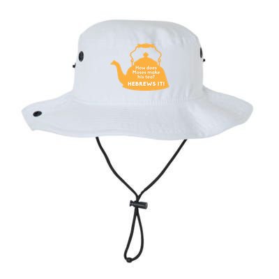 Moses Hebrews Tea Bad Pun Dad Joke Fathers Day Great Gift Legacy Cool Fit Booney Bucket Hat