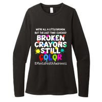 Mental Health Therapy Depression Awareness Womens CVC Long Sleeve Shirt