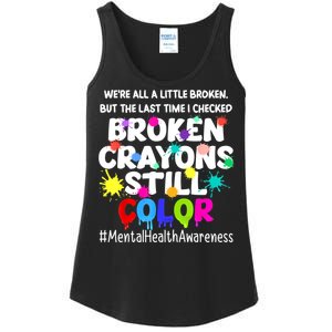 Mental Health Therapy Depression Awareness Ladies Essential Tank