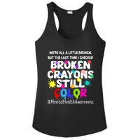 Mental Health Therapy Depression Awareness Ladies PosiCharge Competitor Racerback Tank