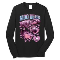 Moodeng Hippo The Famous Baby Pigmy Moodeng Long Sleeve Shirt