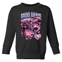 Moodeng Hippo The Famous Baby Pigmy Moodeng Toddler Sweatshirt