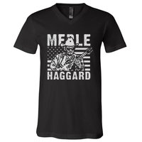 Merle Haggard T Shirt Vintage Country Rock T Shirt V-Neck T-Shirt