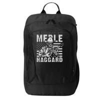 Merle Haggard T Shirt Vintage Country Rock T Shirt City Backpack