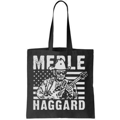 Merle Haggard T Shirt Vintage Country Rock T Shirt Tote Bag