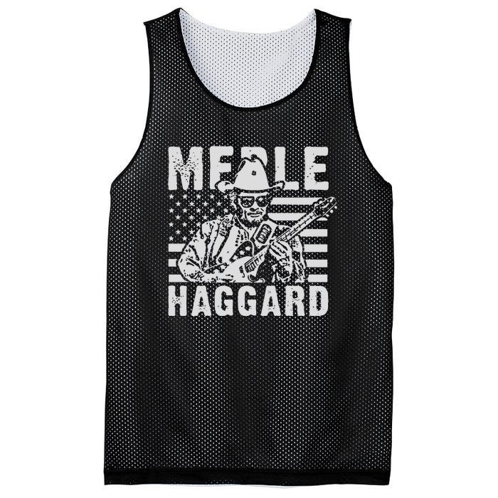 Merle Haggard T Shirt Vintage Country Rock T Shirt Mesh Reversible Basketball Jersey Tank