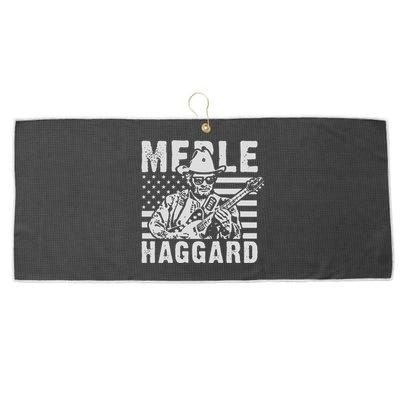 Merle Haggard T Shirt Vintage Country Rock T Shirt Large Microfiber Waffle Golf Towel