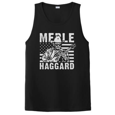 Merle Haggard T Shirt Vintage Country Rock T Shirt PosiCharge Competitor Tank