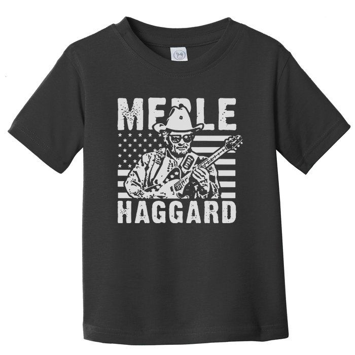 Merle Haggard T Shirt Vintage Country Rock T Shirt Toddler T-Shirt