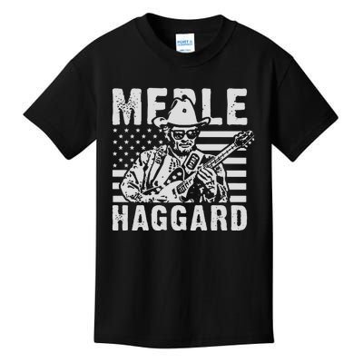 Merle Haggard T Shirt Vintage Country Rock T Shirt Kids T-Shirt