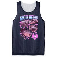 Moodeng Hippo The Famous Baby Pigmy Moodeng Mesh Reversible Basketball Jersey Tank