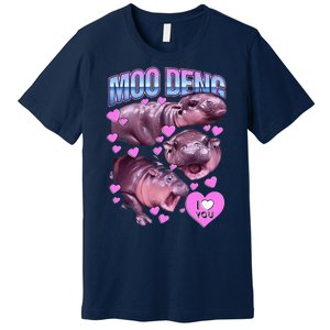 Moodeng Hippo The Famous Baby Pigmy Moodeng Premium T-Shirt