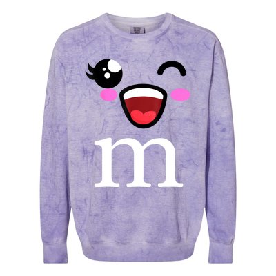 M Halloween Team Costume Funny Party Colorblast Crewneck Sweatshirt