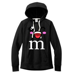 M Halloween Team Costume Funny Party Women's Fleece Hoodie