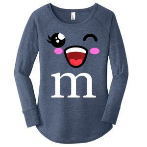 M Halloween Team Costume Funny Party Women's Perfect Tri Tunic Long Sleeve Shirt