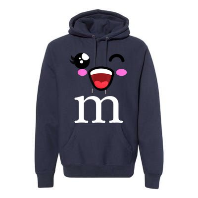 M Halloween Team Costume Funny Party Premium Hoodie