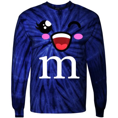 M Halloween Team Costume Funny Party Tie-Dye Long Sleeve Shirt