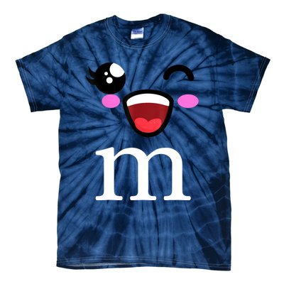 M Halloween Team Costume Funny Party Tie-Dye T-Shirt