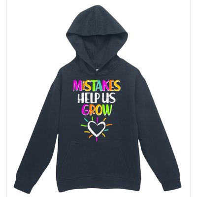 Mistakes Helps Us Grow Urban Pullover Hoodie