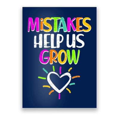 Mistakes Helps Us Grow Poster