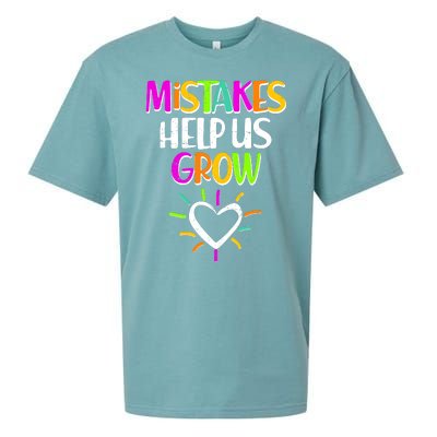 Mistakes Helps Us Grow Sueded Cloud Jersey T-Shirt