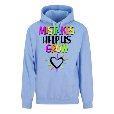 Mistakes Helps Us Grow Unisex Surf Hoodie