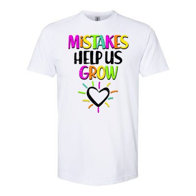 Mistakes Helps Us Grow Softstyle® CVC T-Shirt