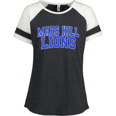 Mars Hill University Lions Enza Ladies Jersey Colorblock Tee