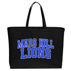 Mars Hill University Lions Cotton Canvas Jumbo Tote