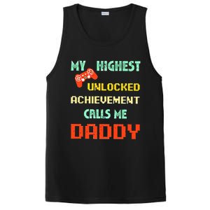 My Highest Unlocked Achievet Calls Me Daddy Cool Gift PosiCharge Competitor Tank