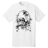 Maui Hawaii Vintage Retro Throwback Classic Vacation Tall T-Shirt