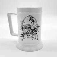 Maui Hawaii Vintage Retro Throwback Classic Vacation Beer Stein