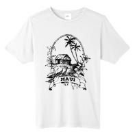 Maui Hawaii Vintage Retro Throwback Classic Vacation Tall Fusion ChromaSoft Performance T-Shirt