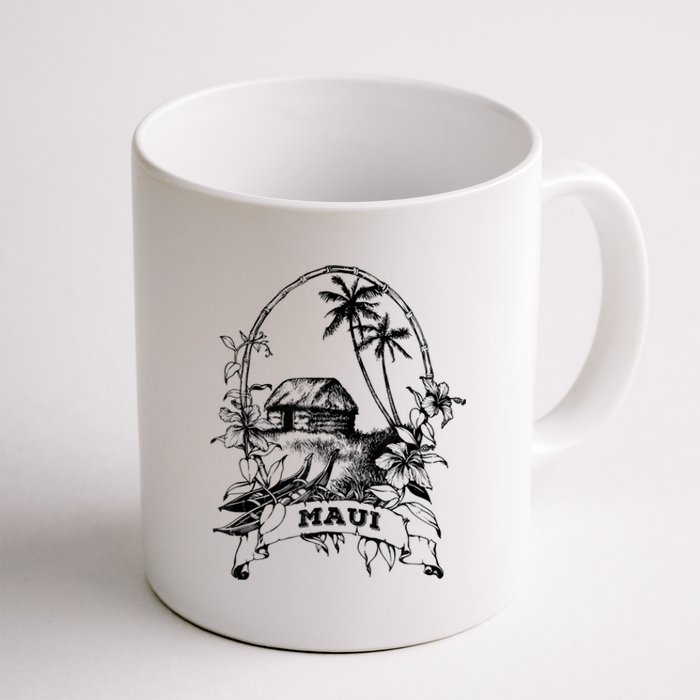 Maui Hawaii Vintage Retro Throwback Classic Vacation Coffee Mug