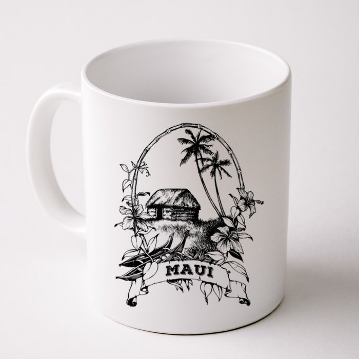 Maui Hawaii Vintage Retro Throwback Classic Vacation Coffee Mug