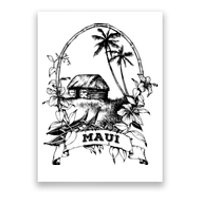 Maui Hawaii Vintage Retro Throwback Classic Vacation Poster