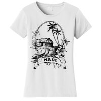 Maui Hawaii Vintage Retro Throwback Classic Vacation Women's T-Shirt