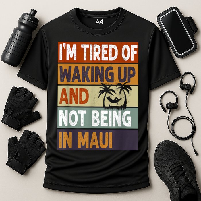 Maui Hawaii Vacation Souvenir Cooling Performance Crew T-Shirt