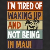 Maui Hawaii Vacation Souvenir Adult Drive Performance Visor