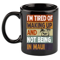 Maui Hawaii Vacation Souvenir 11oz C Handle Ceramic Mug