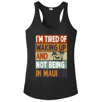 Maui Hawaii Vacation Souvenir Ladies PosiCharge Competitor Racerback Tank