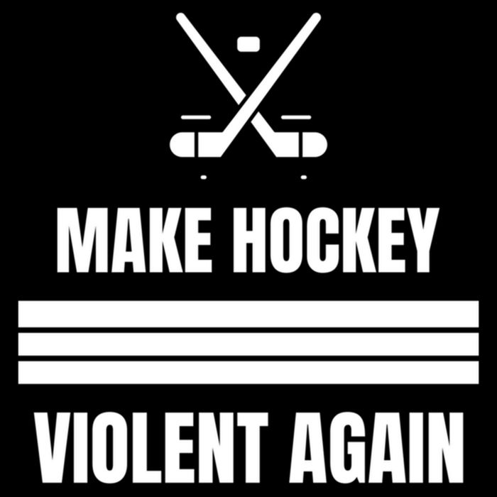 Make Hockey Violent Again Funny Hockey Players Maga Canada Ice Impact Tech Backpack