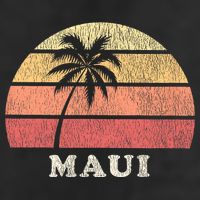 Maui HI Vintage 70s Retro Throwback Design Tumbler