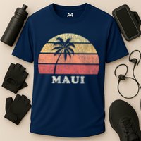 Maui HI Vintage 70s Retro Throwback Design Performance Shirt