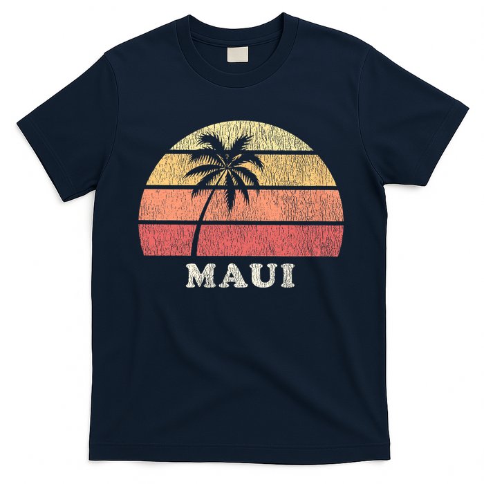 Maui HI Vintage 70s Retro Throwback Design T-Shirt