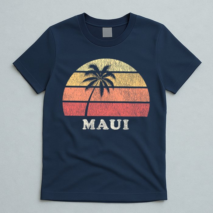 Maui HI Vintage 70s Retro Throwback Design T-Shirt