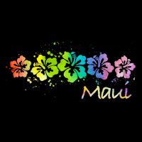 Maui Hawaii Watercolor Beach And Surf Cool Gift Doggie Tank